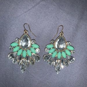 Turquoise/Gold/Silver Earrings